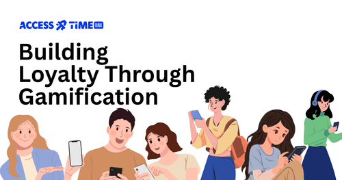 illustration of a lot of people on their phone,smiling